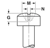 Machine Screw, Phillips Fillister Head, Stainless 18 8 (Inch)