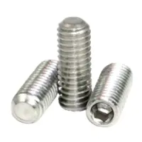 Flat Point Socket Set Screws Stainless Steel 18 8 Inch 