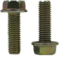 Hex Flange Screw, Non Serrated, 10.9, Din 6921, Zinc-Yellow CR+6 Bake (Metric)