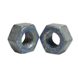 A563-DH HEAVY HEX NUT H.D.G. WAX&BLUE DYE (335)