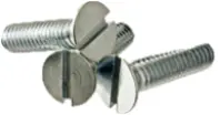 Machine Screw, Slotted Flat Head, Din 963, Stainless A2 (Metric)