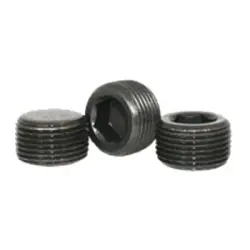 PIPE PLUG ALLOY BLACK HEX DRY SEAL 3 4 TAPER (231)
