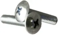 Machine Screw, Truss Head Phillips, Zinc CR+3 (Inch)
