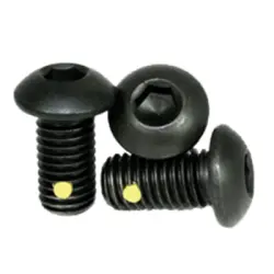 BUTTON SOCKET CAP SCREW ALLOY BLACK NYLON PELLET (291)
