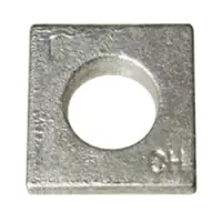 Square Beveled Malleable Washer HDG Inch