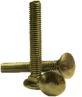 Carriage Bolt, A307 Grade A, Zinc-Yellow CR+6 (Inch)