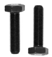 Hex Tap Bolt, A307 Grade A, Plain, Low Carbon (Inch)