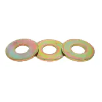 USS Flat Washer Thru Hardened Zinc Yellow Import Inch 