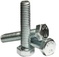 Hex Tap Bolt, A307 Grade A, Zinc CR+3 (Inch)