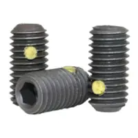 Cup Point Socket Set Screws Nylon Pellet Thermal Black Oxide Alloy Inch 