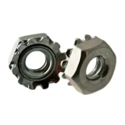 HEX LOCKNUT EXTERNAL TOOTH KEPS ZINC CR-3 (858)
