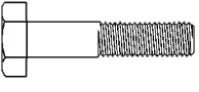Heavy Hex Bolt, Grade 8 / Bd Plain, India (Inch)