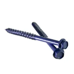 CONCRETE SCREWS, BLUE FINISH, LOW CARBON (INCH) (685)