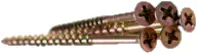 Taiwan Proferred Drywall Screw, Phillips Bugle, Zinc-Yellow CR+6 (Inch)