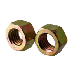 GR.8 HEX NUT ZINC YELLOW CR-6 (306)