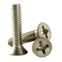 Machine Screw Phillps Flat Head Stainless 18 8 Inch