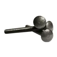 Carriage Bolt, A307 Grade A, Plain, Low Carbon (Inch)