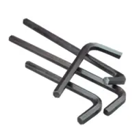 Hex Keys 6150 CRV Alloy Short Arm Black Import Inch