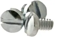 Machine Screw, Binder Undercut Slotted, Zinc CR+3 (Inch)