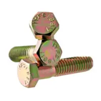 Hex Cap Screw Grade 5 Zinc Yellow cr 6 Medium Carbon Inch