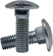 Carriage Bolt, 4.6, Din 603, Zinc CR+3 (Metric)