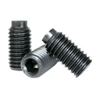 Half Dog Socket Set Screws Thermal Black Oxide Alloy Inch