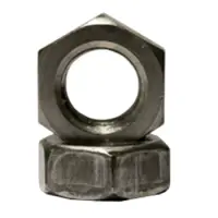 Finished Hex Jam Nut, Plain (Inch)